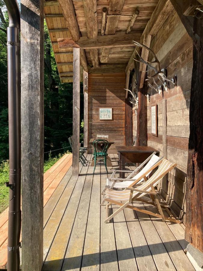 Charmante Gaestewohnung In Altem Bauernhaus In Alpiner Alleinlage Stanz Im Murztal Kültér fotó